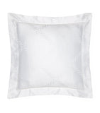 Pratesi square pillowcase with braid design 65cm x 65cm, imported from the UK