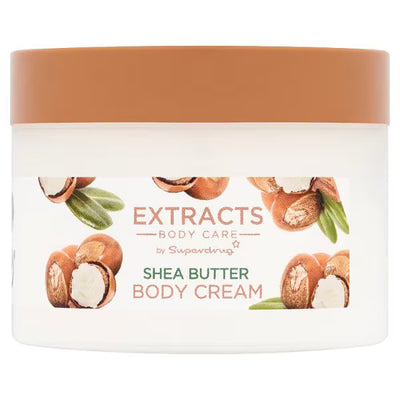 Superdrug Superdrug Extracts Shea Butter Body Cream Travel Size 75ml- Buy online at McGrocer