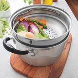 Costco UK Tramontina Stainless Steel Steamer Set, 20cm / 3.4L- Buy online at McGrocer
