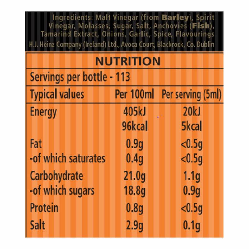 Lea & Perrins original Worcestershire sauce 2 x 568ml, UK version