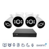 Costco UK Swann AdvancedX 4K NVR 8-Channel CCTV System with 4 Bullet Cameras and 1TB HDD- Buy online at McGrocer