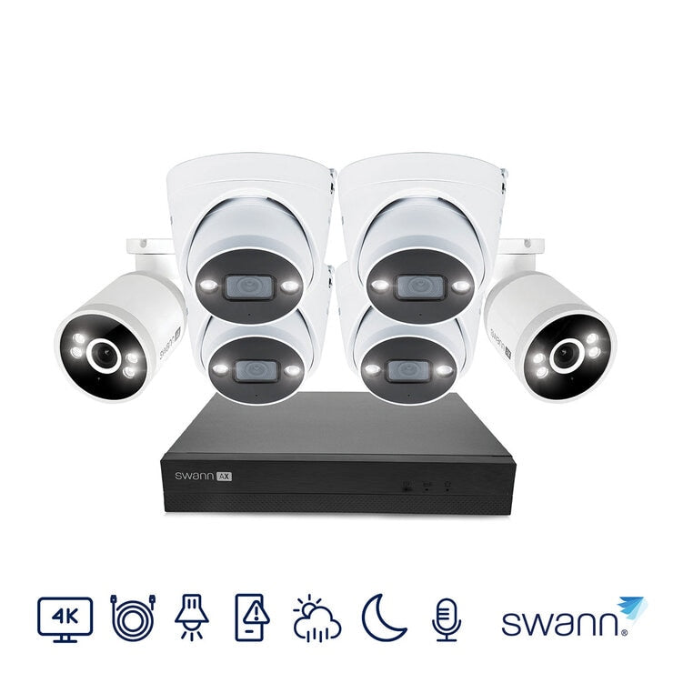 Swann 8 channel NVR security system, imported from the UK