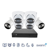 Costco UK Swann AdvancedX Series 4K NVR Security System with 4 Dome and 2 Bullet Cameras and 1TB HDD- Buy online at McGrocer