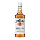 Jim Beam White Label Bourbon 1L bottle - British product