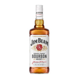 Jim Beam White Label Bourbon 1L bottle - British product