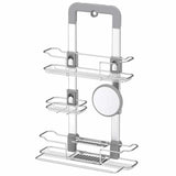 Artika Trent light grey shower caddy 73cm, imported from the UK