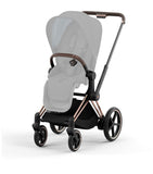 Cybex ePRIAM pushchair in Rosegold and Mirage Grey - British product