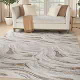 Costco UK Nourison Glitz Marble Area Rug in 3 Sizes - Abstract Design Polyester Rug- Buy online at McGrocer