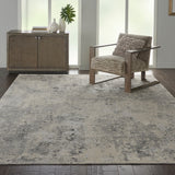 Nourison mottled grey rug, imported from the UK
