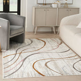 Costco UK Nourison Glitz Ivory Multi Area Rug in 3 Sizes- Buy online at McGrocer