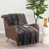 Berkshire faux fur heated throw 127 x 152 cm (British brand)