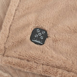 Berkshire Luxe faux fur heated throw taupe 127x152 cm, UK version