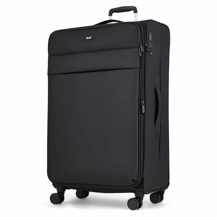 Rock Harper softside luggage set black (British brand)