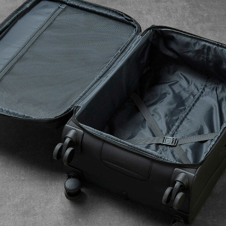Rock Harper softside luggage set black (British brand)