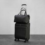 Costco UK Rock Harper 2 Piece Softside Cabin and Holdall Luggage Set in Black- Buy online at McGrocer