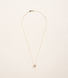 Suzanne Kalan yellow gold diamond flower necklace, imported from the UK