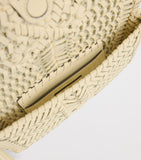 Anya Hindmarch Neeson woven leather clutch bag - British brand