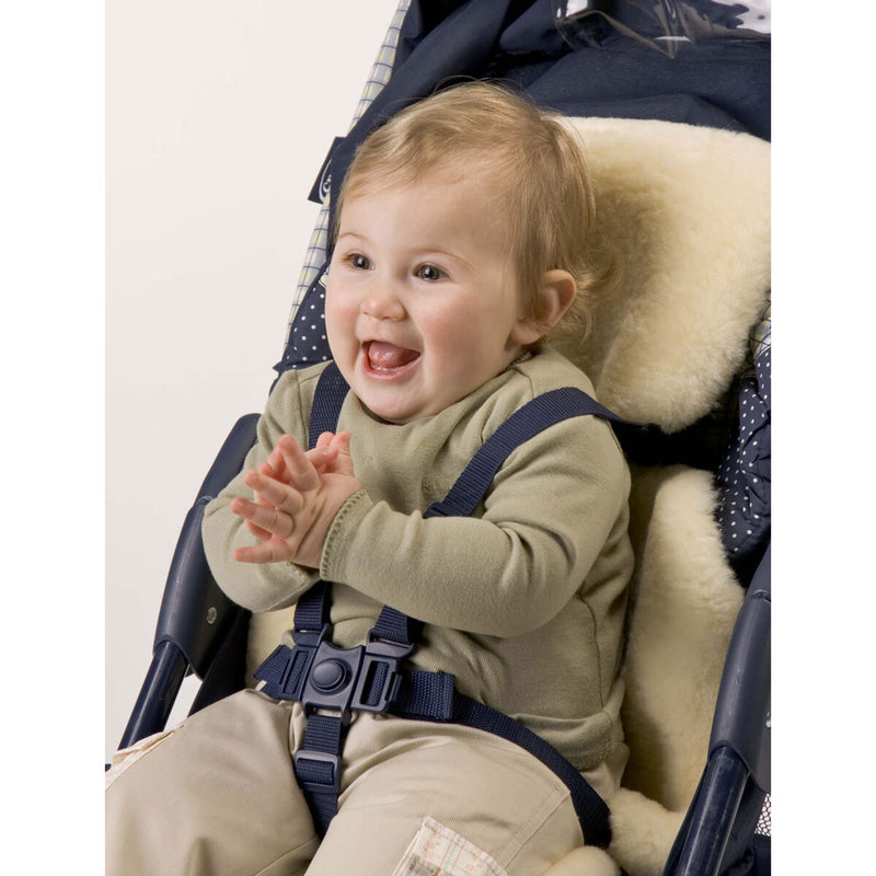 Bowron Shortwool Universal Lambskin Stroller Fleece 74x34cm - British product