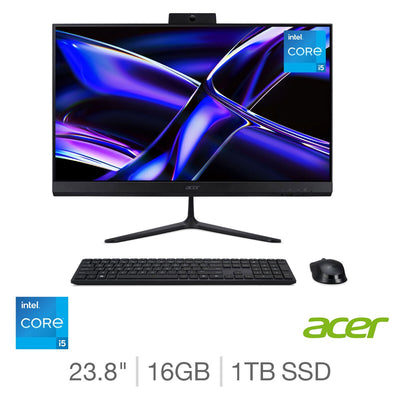 Costco UK Acer C24-B 23.8 Inch All-in-One Desktop PC, Intel Core i5, 16GB RAM, 1TB SSD- Buy online at McGrocer