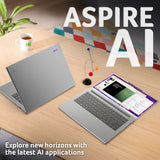 Acer Aspire 14 AI laptop 14 inch, imported from the UK