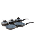 Tower TruStone grey 3-piece saucepan set (British brand)