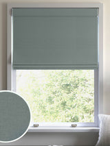 Next Duck Egg Blue 100% Cotton Roman Blinds- Buy online at McGrocer