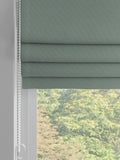 Roman blinds duck egg blue cotton made to measure (British brand)