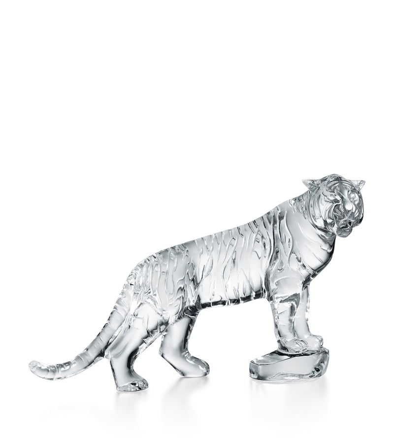 Baccarat Tigre Roaring Bengal Tiger Decoration - British product