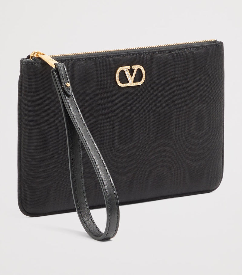 Valentino Garavani small moiré pouch imported from the UK