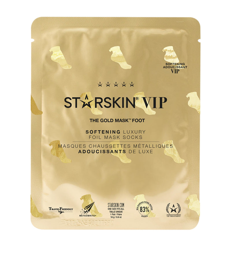 STARSKIN Gold Foot Sock Mask 16g (British brand)