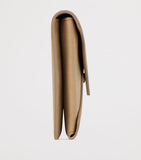 Saint Laurent Large Leather Letter Flap Wallet, imported from the UK