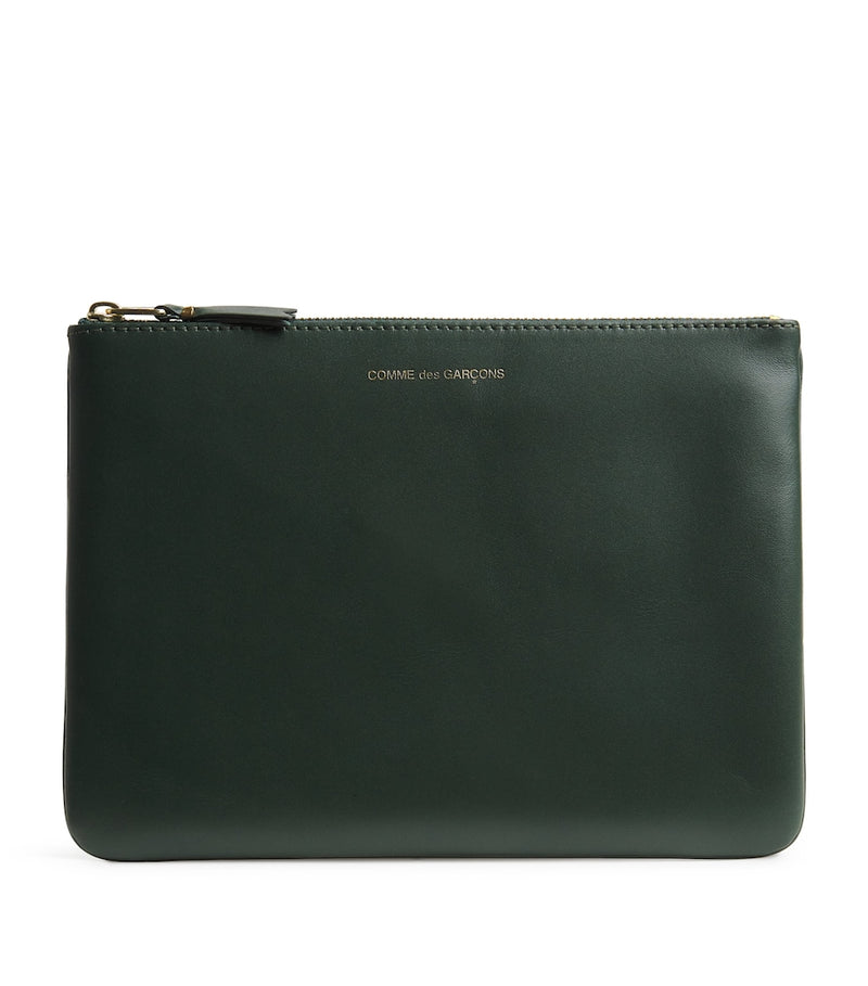 Comme des Garçons large leather pouch, imported from the UK