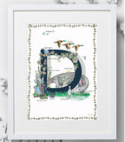 Jo Laing A4 letter print, UK version