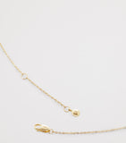 Monica Vinader yellow gold locket necklace, imported from the UK