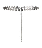 Claudie Pierlot logo embossed chain belt (British brand)
