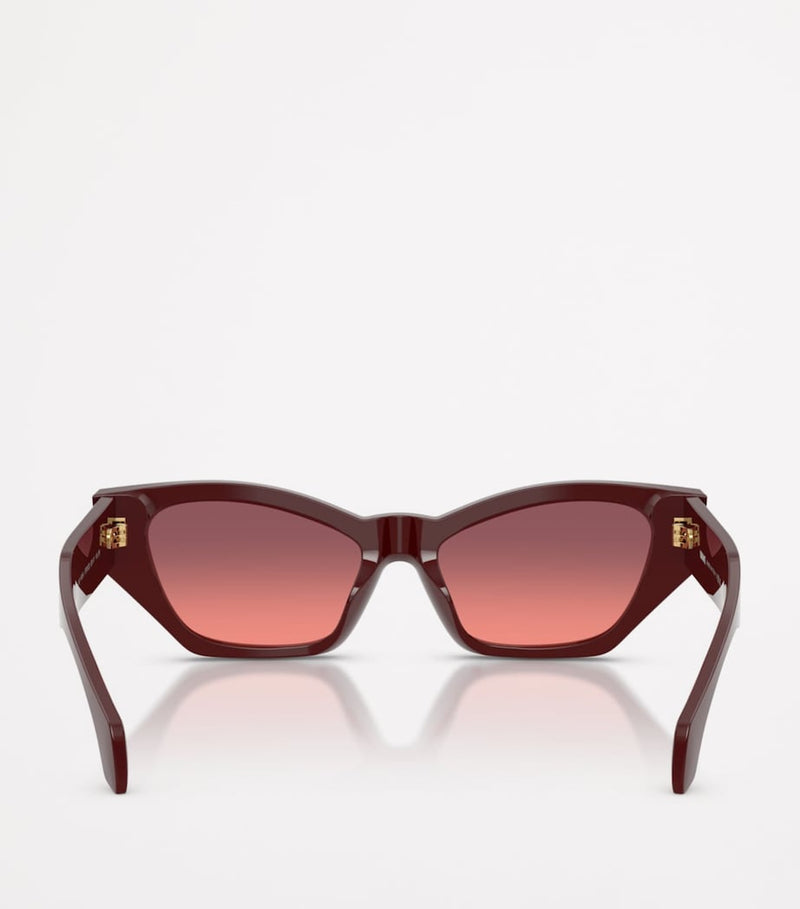 Versace cat-eye red tint sunglasses - British product