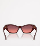 Versace cat-eye red tint sunglasses - British product