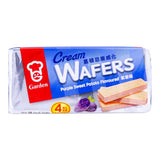 Garden purple sweet potato cream wafers - British product