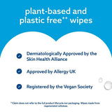 Waterwipes Sensitive Newborn Biodegradable Baby Wipes 60 Pk (British brand)