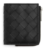 Harrods Bottega Veneta Small Intrecciato Bifold Zipped Wallet- Buy online at McGrocer