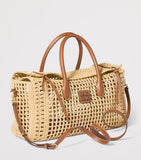 Miu Miu raffia top-handle handbag, imported from the UK