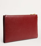 Harrods medium pebbled leather pouch - British product