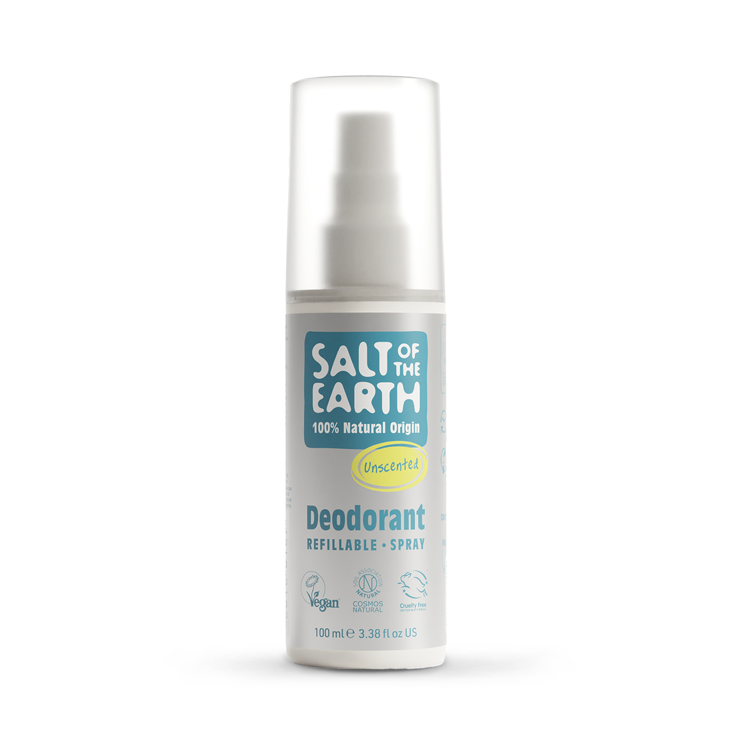 Salt of the Earth Vetiver & Citrus Deodorant Refillable Spray 100ml - 998806