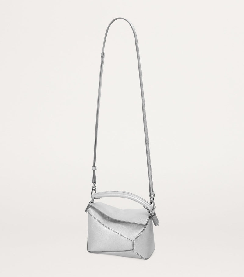LOEWE Puzzle Edge mini leather bag, imported from the UK