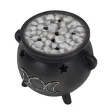 Something Different Triple Moon Cauldron Incense Burner Resin (British brand)