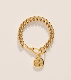 Tilly Sveaas gold-plated Moi + Toi bracelet, imported from the UK