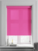 Next Asher Coral Pink Made to Measure Light Filtering Roller Blind- Buy online at McGrocer