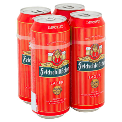 Feldschlosschen lager 4-pack 4x50cl (British brand)