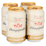 Champigneulles Continental Lager 4 x 33cl cans - British product