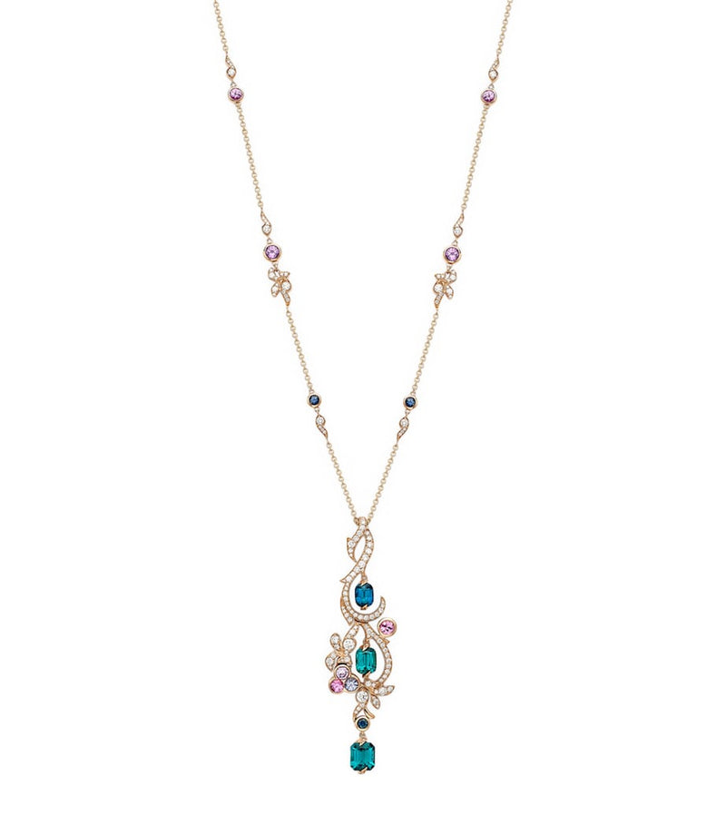 Boodles Royal Damask pendant necklace, UK version